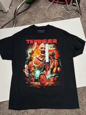 Terror Threads Terrifier Man of the Hour Art the Clown Graphic T-Shirt